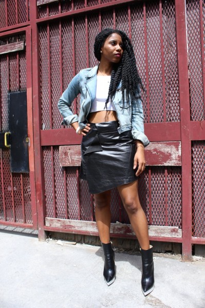 Asymmetrical Leather Skirt – Fashion Steele NYC